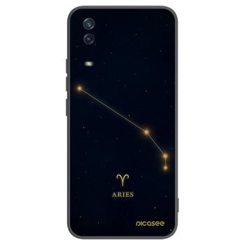 Picasee silikonski črni ovitek za Vivo Y11s - ARIES