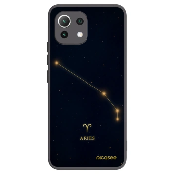 Picasee silikonski črni ovitek za Xiaomi 11 Lite 5G NE - ARIES