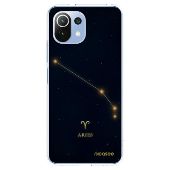 Picasee silikonski prozorni ovitek za Xiaomi 11 Lite 5G NE - ARIES