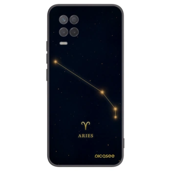 Picasee silikonski črni ovitek za Realme 8 5G - ARIES