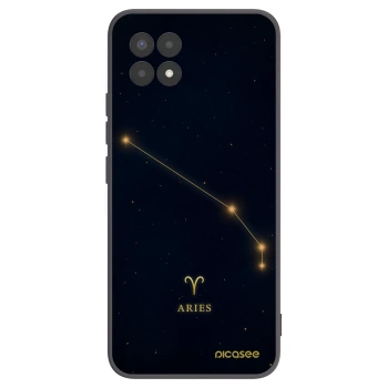 Picasee silikonski črni ovitek za Realme 8i - ARIES