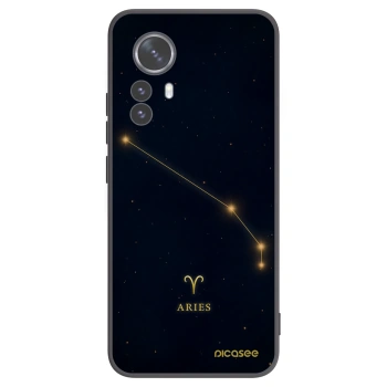 Picasee silikonski črni ovitek za Xiaomi 12 Pro - ARIES