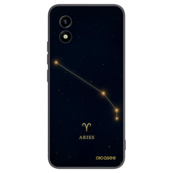 Picasee silikonski črni ovitek za Vivo Y01 - ARIES