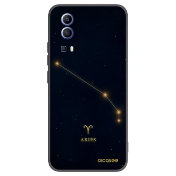 Picasee silikonski črni ovitek za Vivo Y52 5G - ARIES