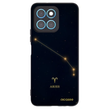Picasee silikonski črni ovitek za Honor X8 5G - ARIES