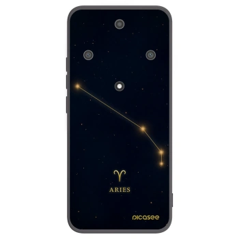 Picasee silikonski črni ovitek za Honor Magic5 Lite 5G - ARIES
