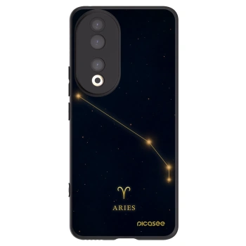 Picasee silikonski črni ovitek za Honor 90 5G - ARIES