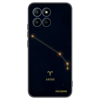 Picasee silikonski črni ovitek za Honor 70 Lite - ARIES