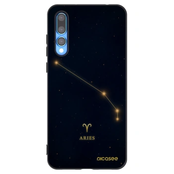 Picasee silikonski črni ovitek za Huawei P20 Pro - ARIES