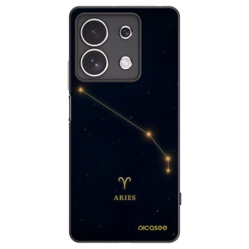 Picasee silikonski črni ovitek za Xiaomi Redmi Note 13 4G - ARIES