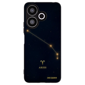 Picasee silikonski črni ovitek za Xiaomi Redmi 13 4G - ARIES