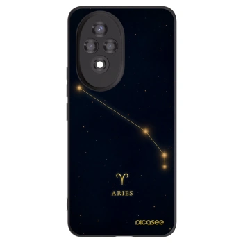 Picasee silikonski črni ovitek za Honor 200 Pro 5G - ARIES