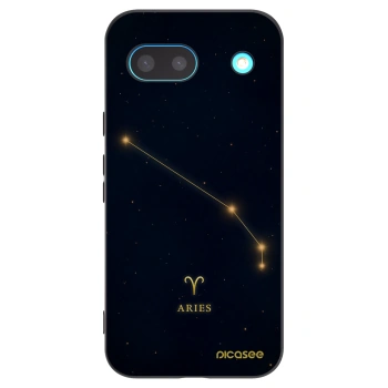 Picasee silikonski črni ovitek za Google Pixel 8a - ARIES