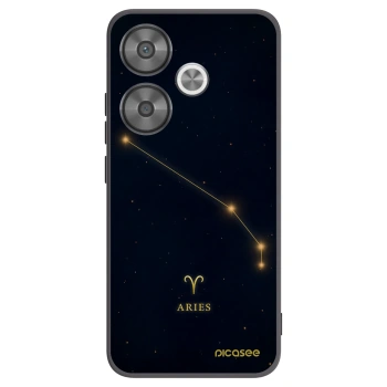 Picasee silikonski črni ovitek za Xiaomi Poco F6 - ARIES