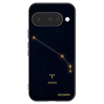 Picasee silikonski črni ovitek za Google Pixel 10 - ARIES