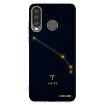 Picasee silikonski prozorni ovitek za Huawei P30 Lite - ARIES
