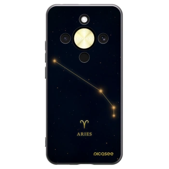 Picasee silikonski črni ovitek za Honor Magic8 Lite 5G - ARIES