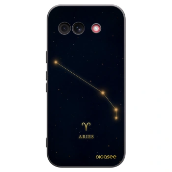 Picasee silikonski črni ovitek za Google Pixel 10a - ARIES