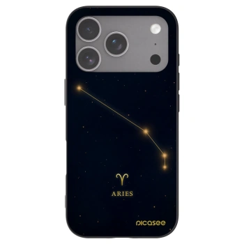 Picasee silikonski črni ovitek za Apple iPhone 18 Pro - ARIES
