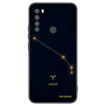 Picasee silikonski črni ovitek za Xiaomi Redmi Note 8 - ARIES