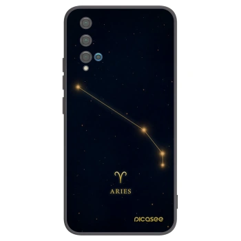 Picasee silikonski črni ovitek za Huawei Nova 5T - ARIES