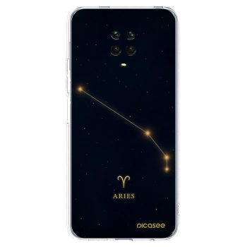 Picasee silikonski prozorni ovitek za Xiaomi Redmi Note 9 Pro - ARIES
