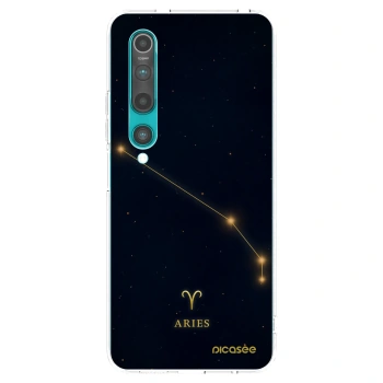 Picasee silikonski prozorni ovitek za Xiaomi Mi 10 - ARIES