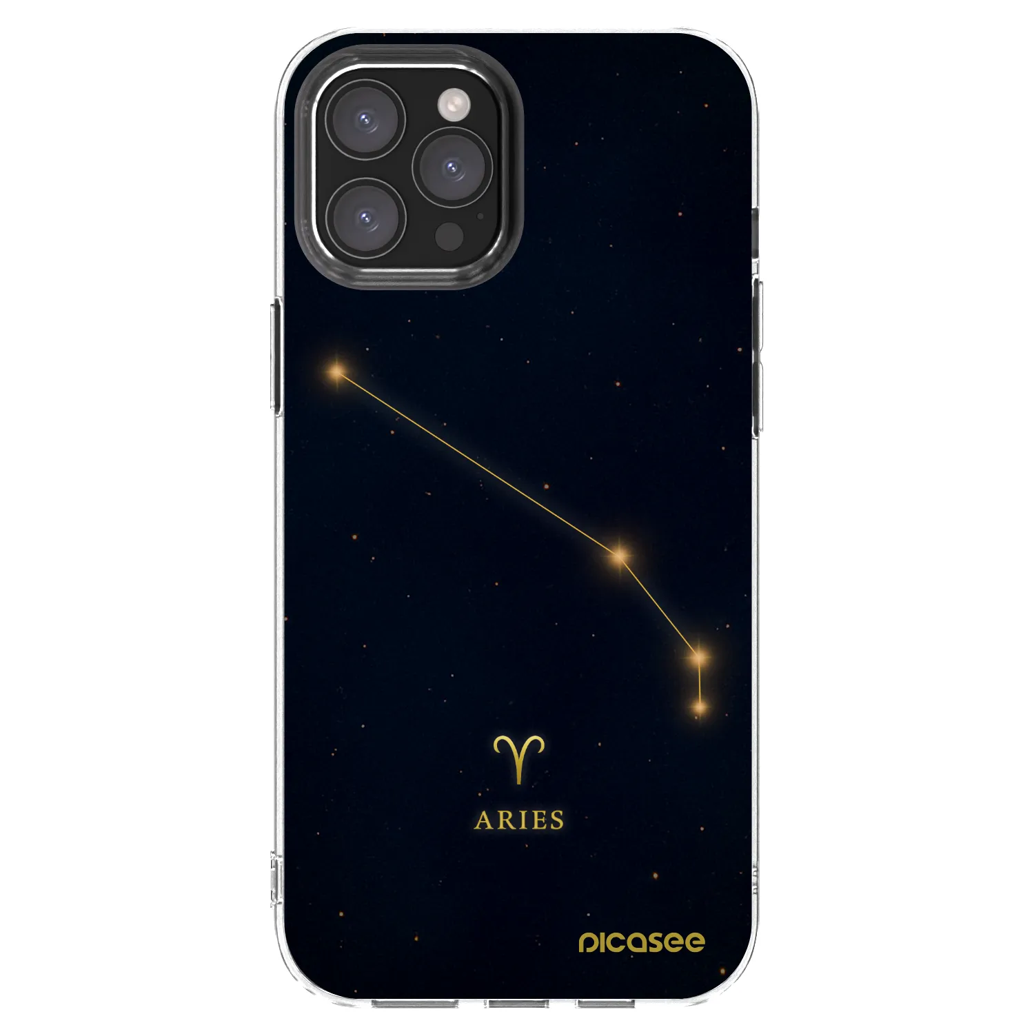 Picasee silikonski prozorni ovitek za Apple iPhone 12 Pro Max - ARIES