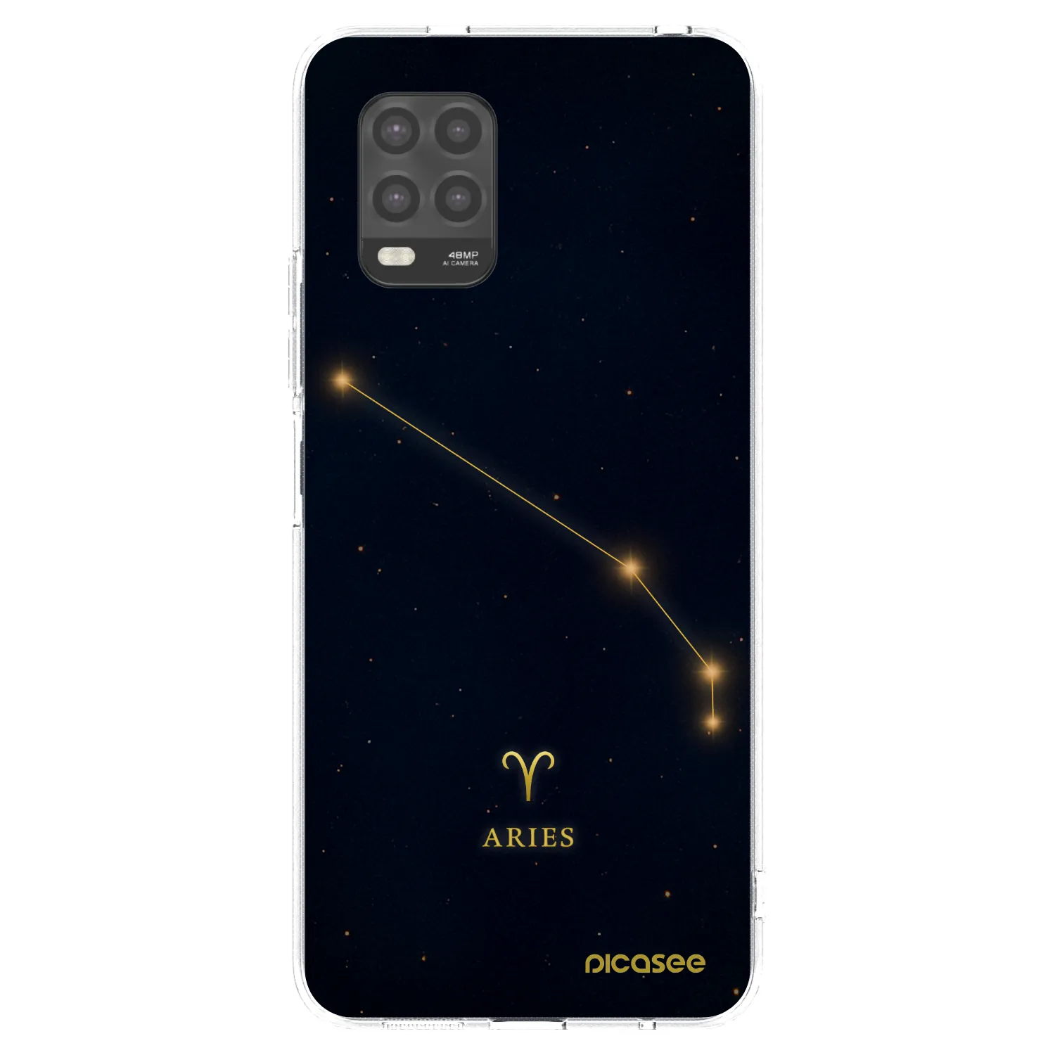 Picasee silikonski prozorni ovitek za Xiaomi Mi 10 Lite - ARIES