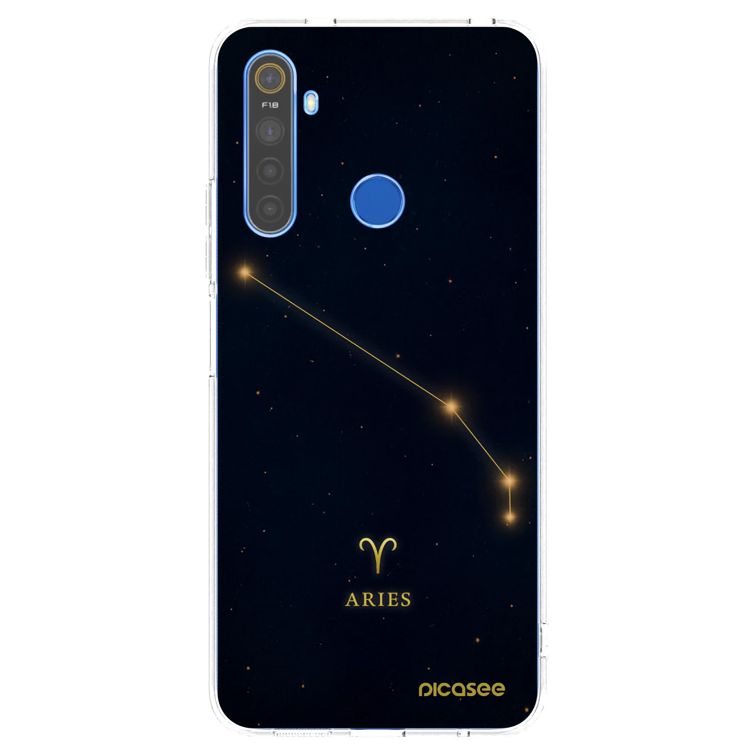Picasee silikonski prozorni ovitek za Realme 5 - ARIES