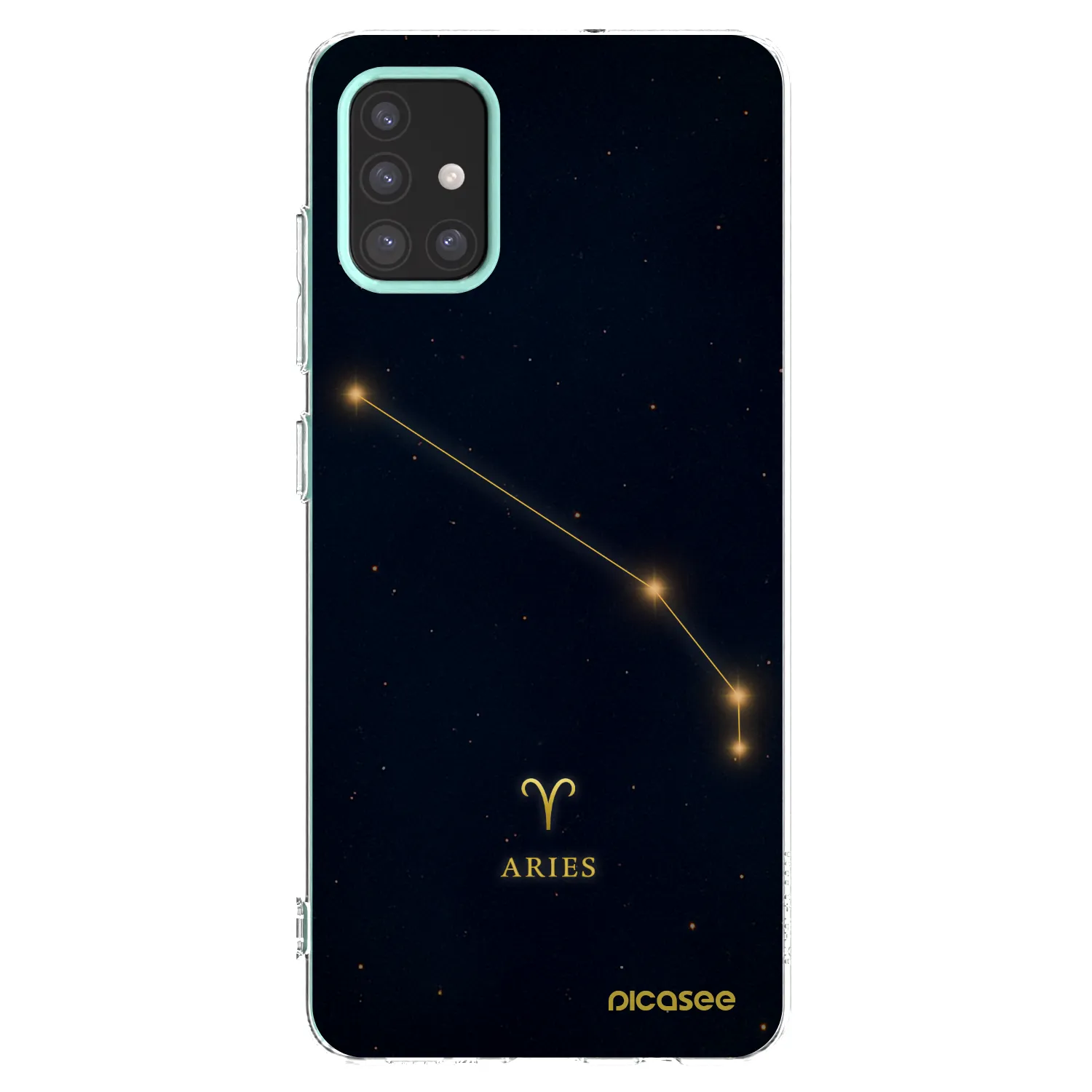 Picasee silikonski prozorni ovitek za Samsung Galaxy M31s - ARIES