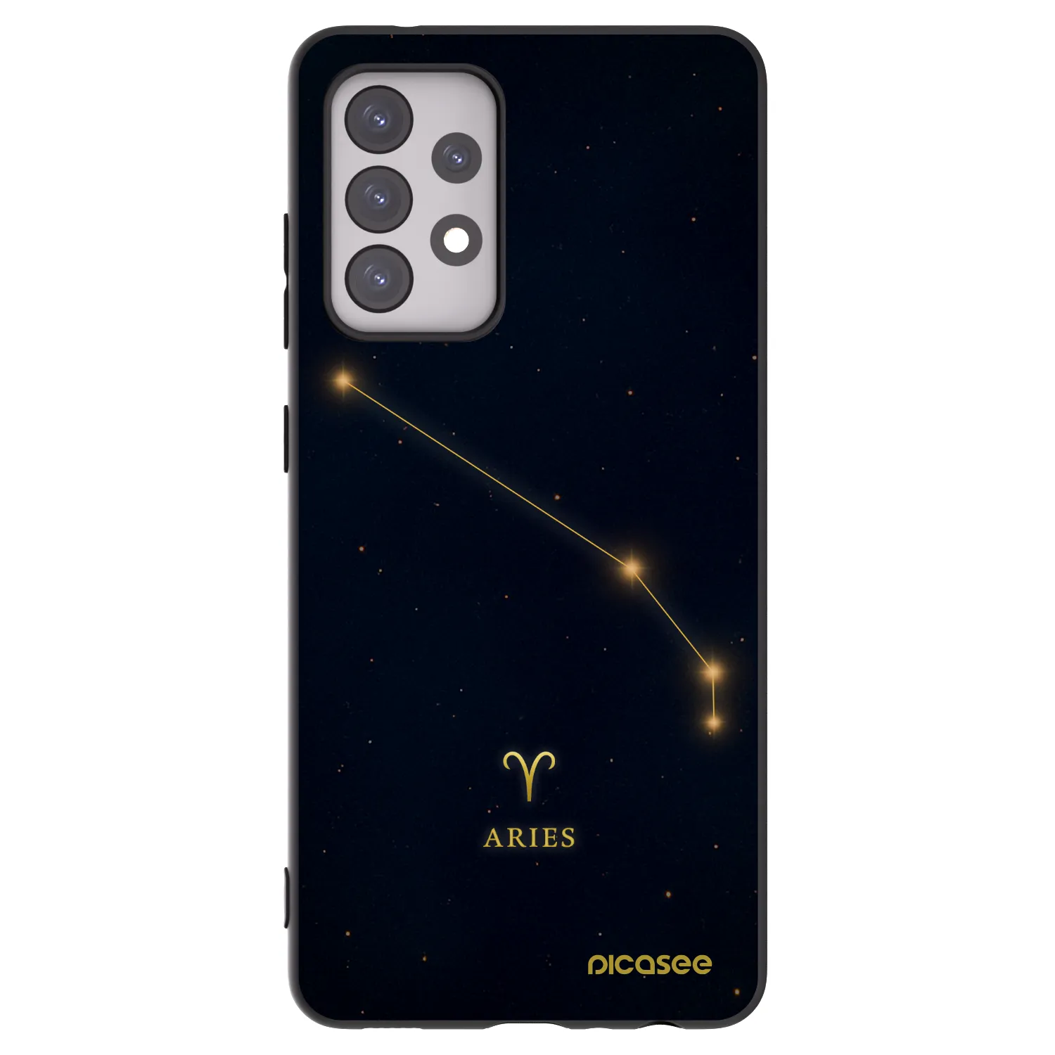 Picasee silikonski črni ovitek za Samsung Galaxy A52 5G A525F - ARIES