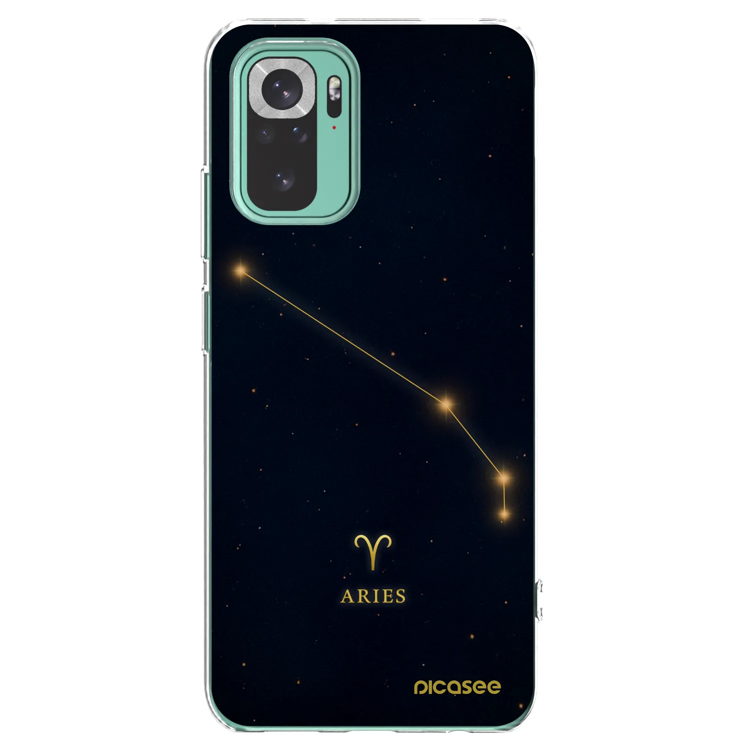 Picasee silikonski prozorni ovitek za Xiaomi Redmi Note 10 Pro - ARIES