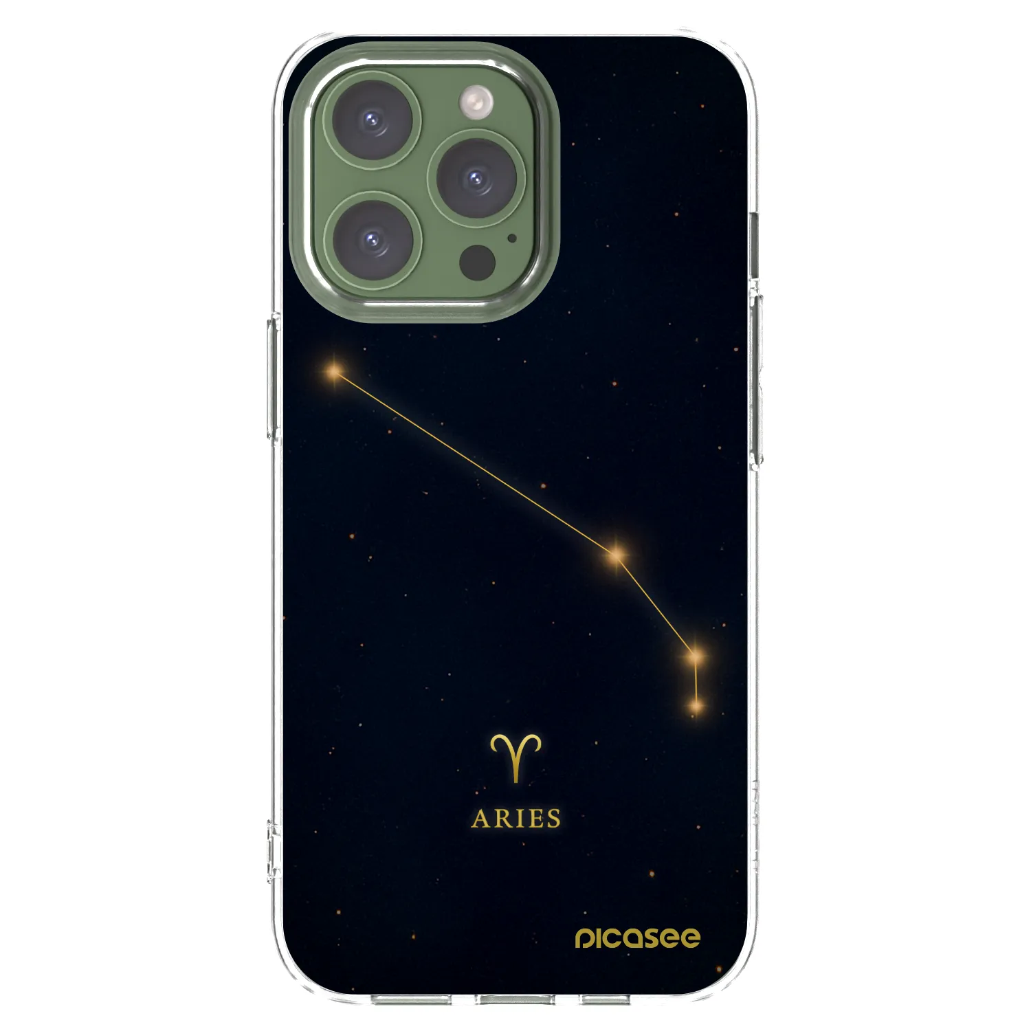 Picasee silikonski prozorni ovitek za Apple iPhone 13 Pro - ARIES