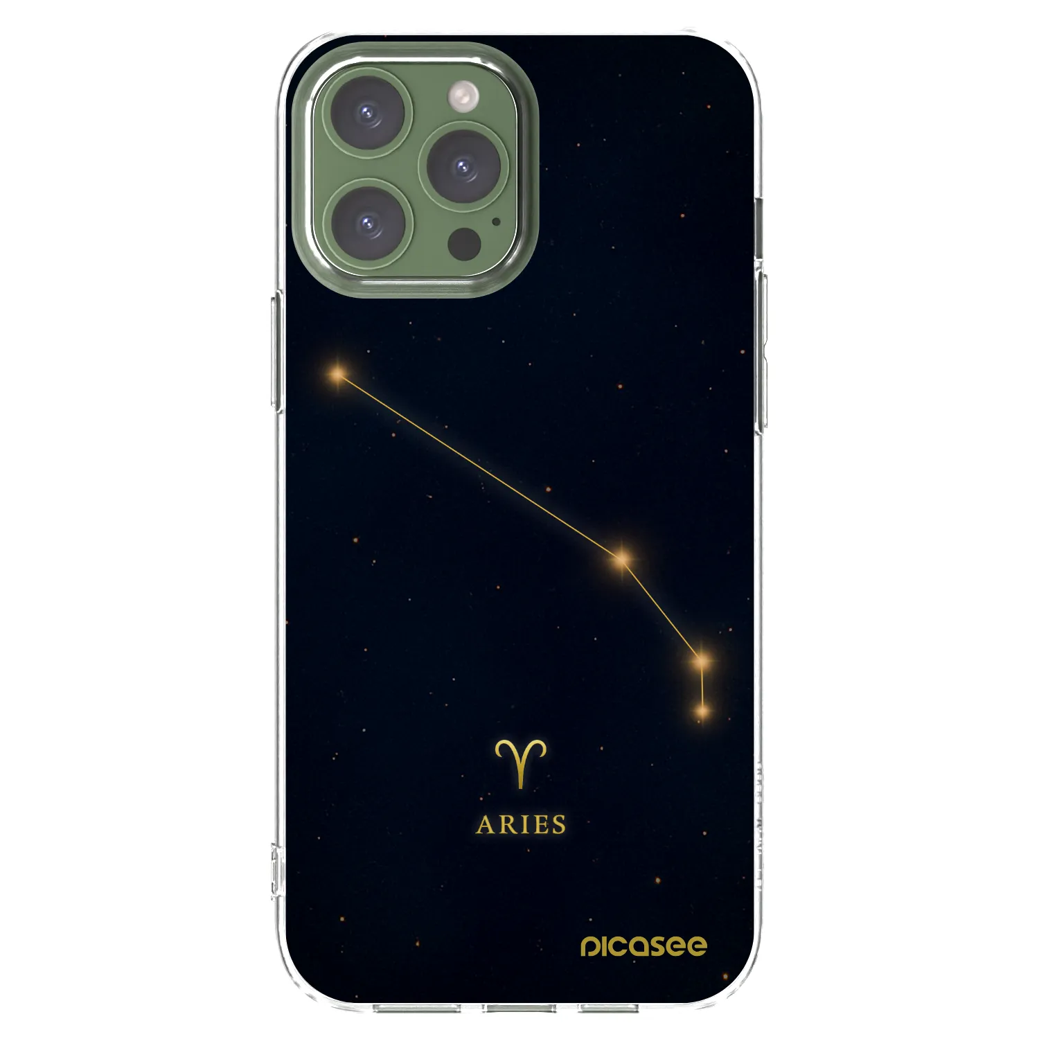 Picasee silikonski prozorni ovitek za Apple iPhone 13 Pro Max - ARIES
