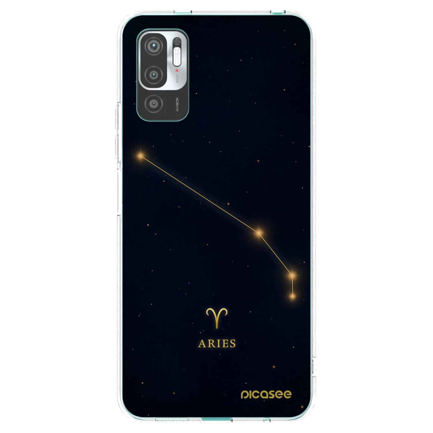 Picasee silikonski prozorni ovitek za Xiaomi Redmi Note 10 5G - ARIES