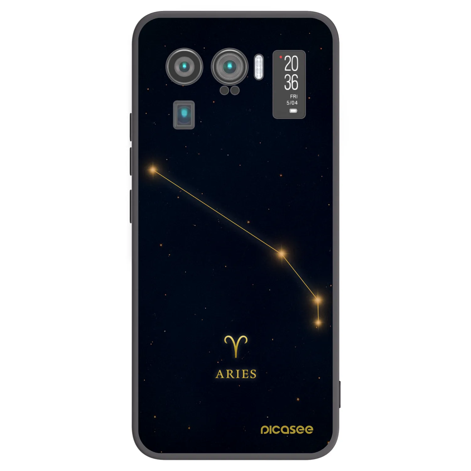 Picasee silikonski črni ovitek za Xiaomi Mi 11 Ultra - ARIES