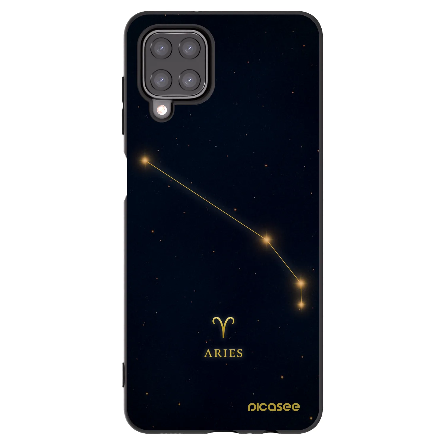Picasee silikonski črni ovitek za Samsung Galaxy M12 M127F - ARIES