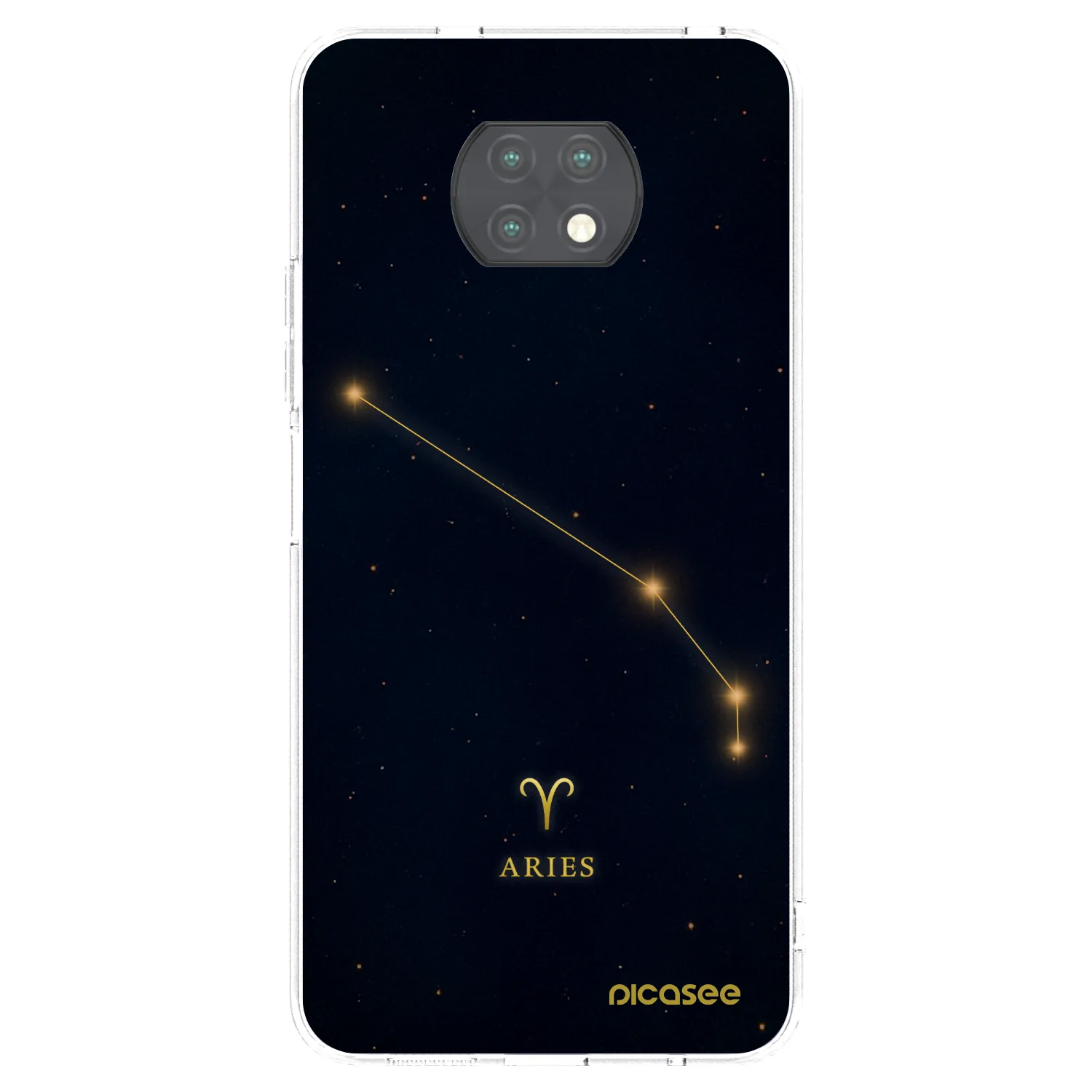 Picasee silikonski prozorni ovitek za Xiaomi Redmi Note 9T - ARIES