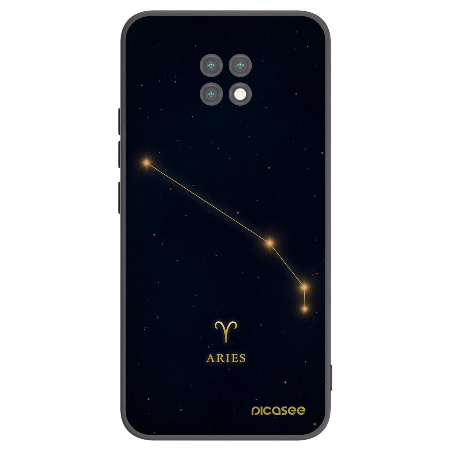 Picasee silikonski črni ovitek za Xiaomi Redmi Note 9T - ARIES