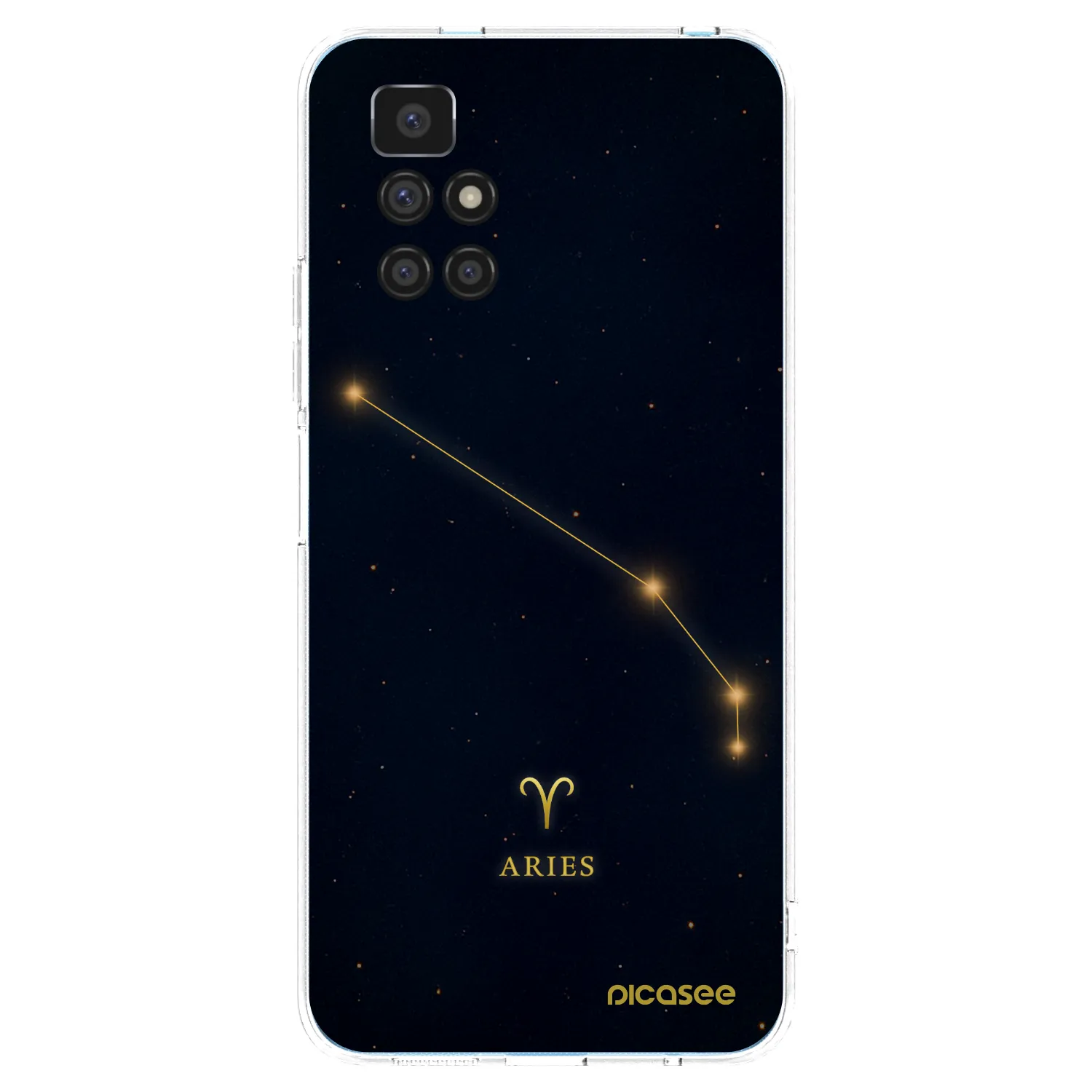 Picasee silikonski prozorni ovitek za Xiaomi Redmi 10 - ARIES