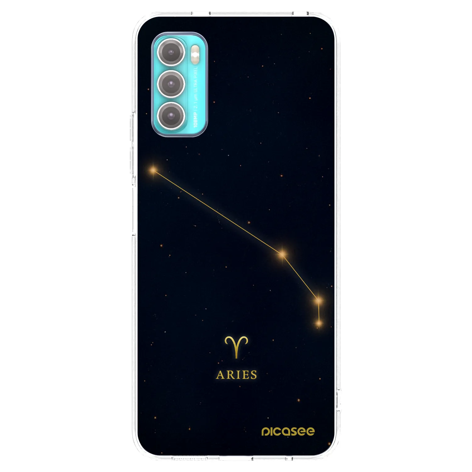 Picasee silikonski prozorni ovitek za Motorola Moto G60 - ARIES
