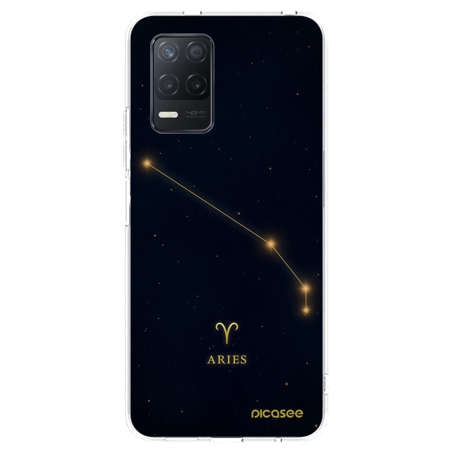 Picasee silikonski prozorni ovitek za Realme 8 5G - ARIES