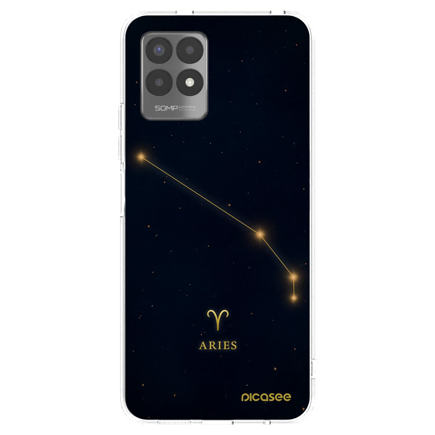 Picasee silikonski prozorni ovitek za Realme 8i - ARIES