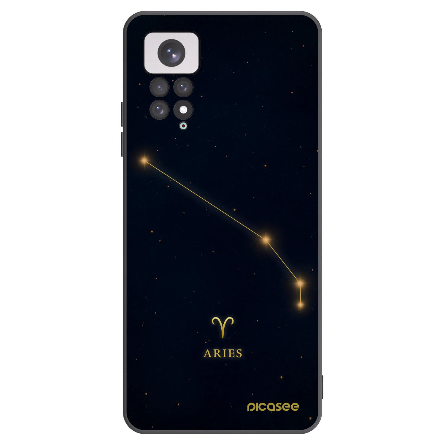 Picasee silikonski črni ovitek za Xiaomi Redmi Note 11 - ARIES