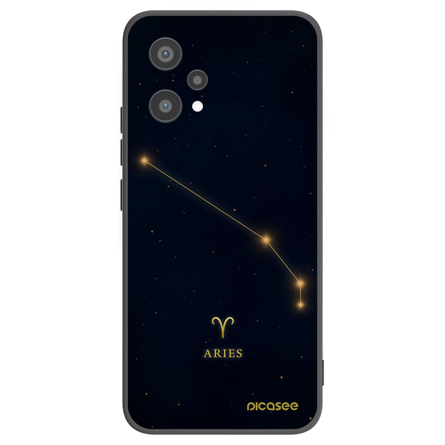 Picasee silikonski črni ovitek za Realme 9 Pro 5G - ARIES
