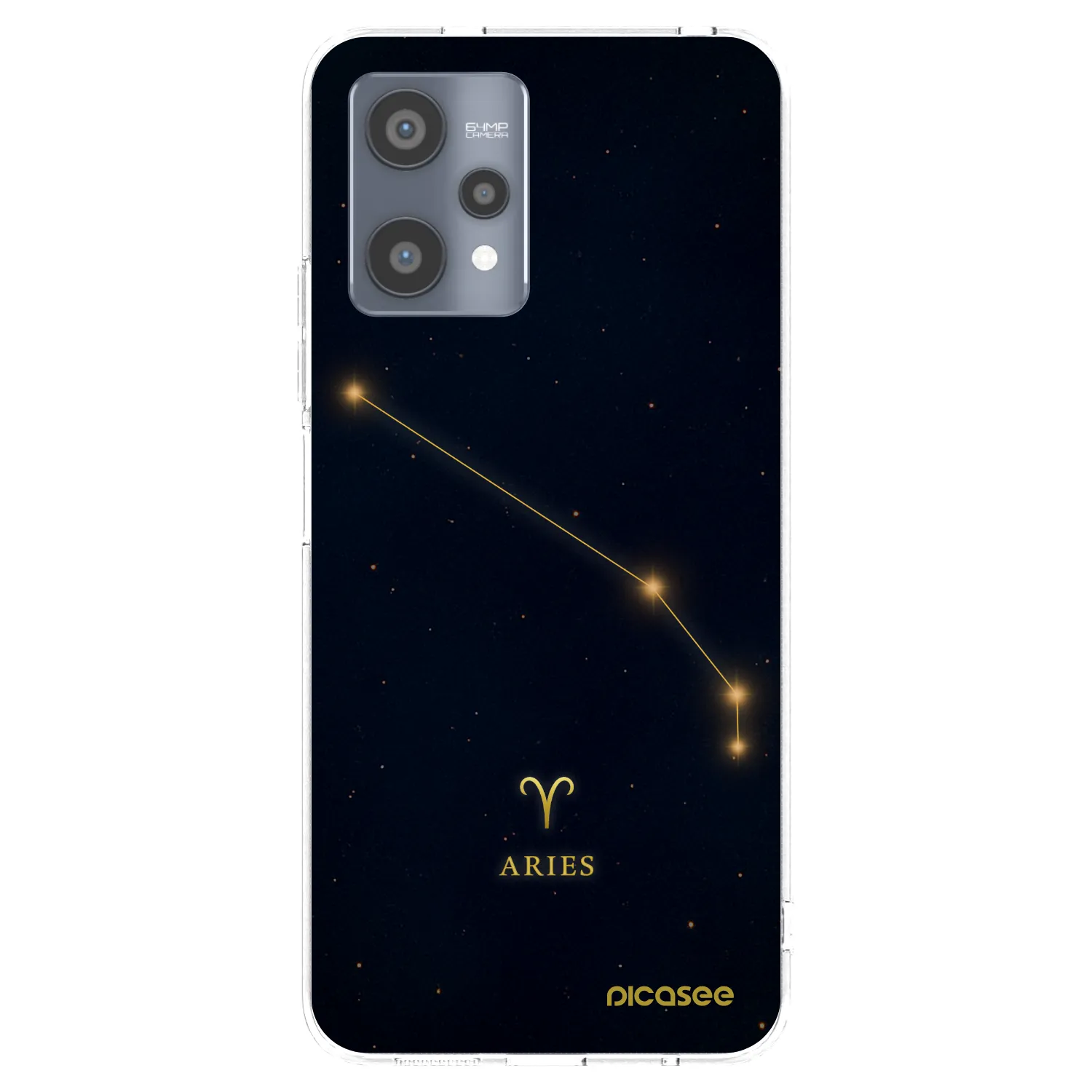 Picasee silikonski prozorni ovitek za Realme 9 Pro 5G - ARIES
