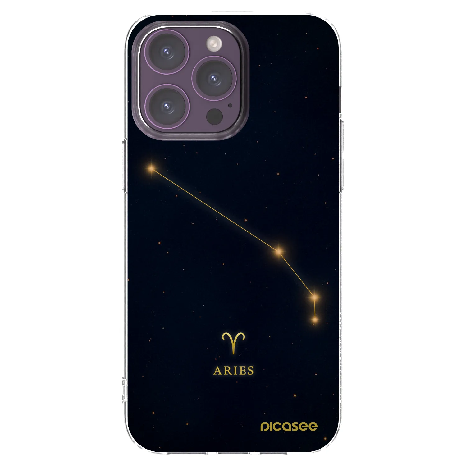 Picasee silikonski prozorni ovitek za Apple iPhone 14 Pro Max - ARIES