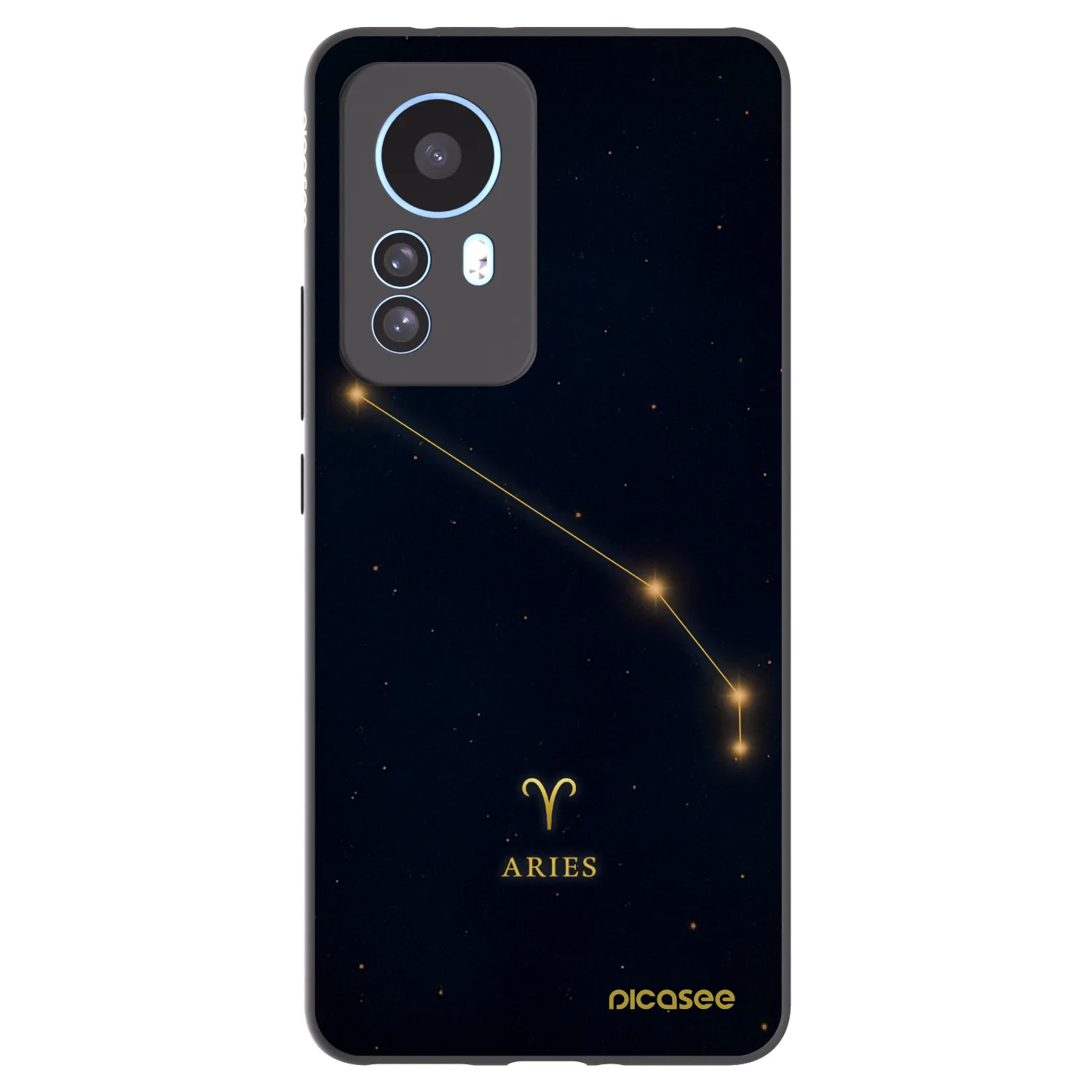 Picasee silikonski črni ovitek za Xiaomi 12T - ARIES