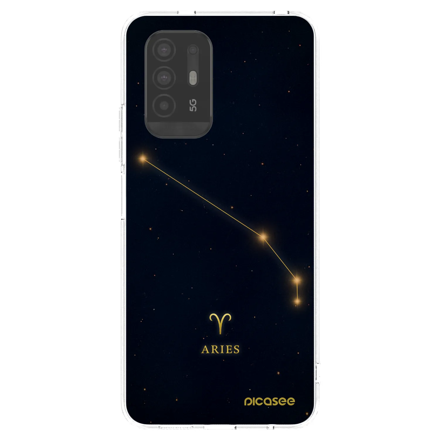 Picasee silikonski prozorni ovitek za OPPO A94 5G - ARIES